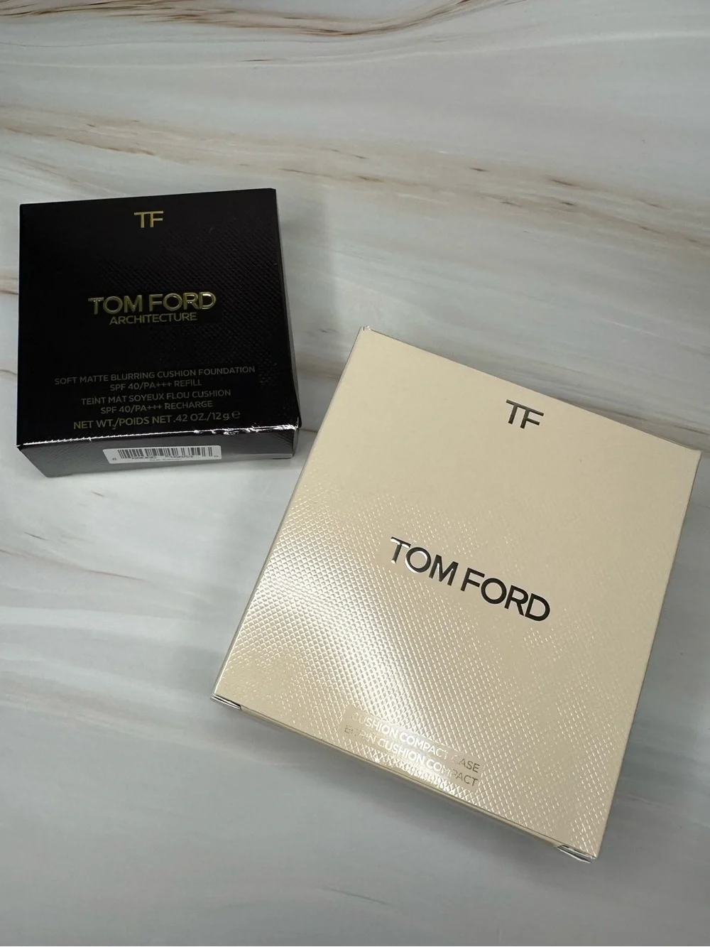 Tom Ford Architecture Soft Matte Blurring Cushion 0.6 Sand Case + Refill